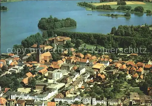 Eutin Schloss Rosenstadt Naturpark Holsteinische Schweiz Fliegeraufnahme Kat. Eutin