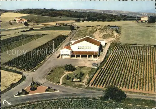 Bully Rhone Cave Cooperative Beaujolaise vue aerienne Weinanbau Kat. Bully