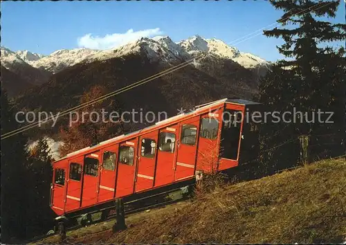 Reisseck Kaernten Bergbahn Standseilbahn mit Blick auf Kreuzeckmassiv Kat. Reisseck