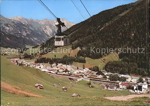 St Anton Arlberg mit Galzigbahn Seilbahn Sommerpanorama Kat. St. Anton am Arlberg