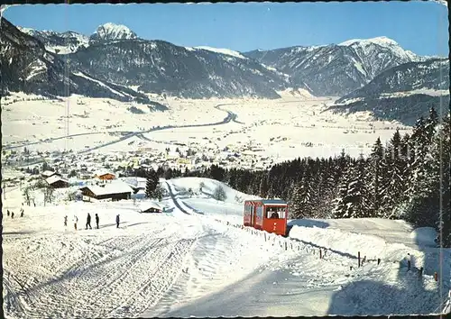 St Johann Tirol Wintersportzentrum mit Bergbahn Alpenpanorama Kat. St. Johann in Tirol