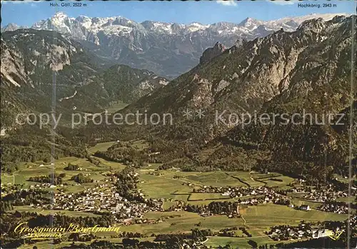 Grossgmain Panorama Luft und Kneippkurort Alpen Kat. Grossgmain