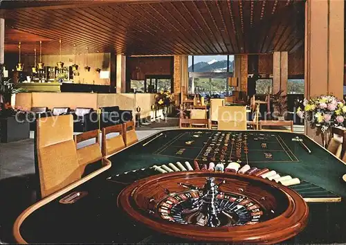 Bad Wiessee Spielcasino Spielsaal mit Bar Roulette Kat. Bad Wiessee