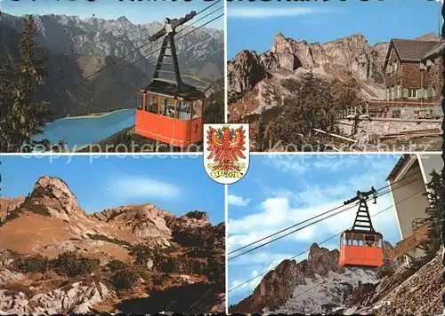 Maurach Tirol Rofanseilbahn Karwendelgebirge Wappen Kat. Eben am Achensee