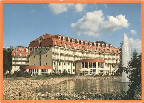 Bernau Berlin Brandenburg Klinik Einweihung Oktober 1991 Fontaene Kat. Bernau