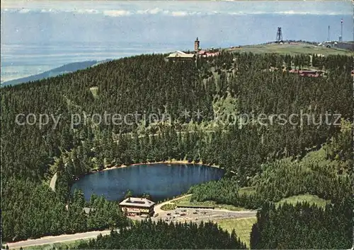 Kappelrodeck Berghotel Mummelsee Hornisgrinde Hochschwarzwald Fliegeraufnahme Kat. Kappelrodeck