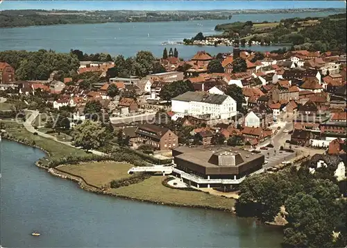 Ratzeburg Schwimmhalle Jugendherberge Inselstadt Lauenburgische Seen Fliegeraufnahme Kat. Ratzeburg