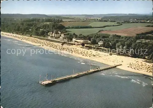 Scharbeutz Ostseebad Strand Fliegeraufnahme Kat. Scharbeutz