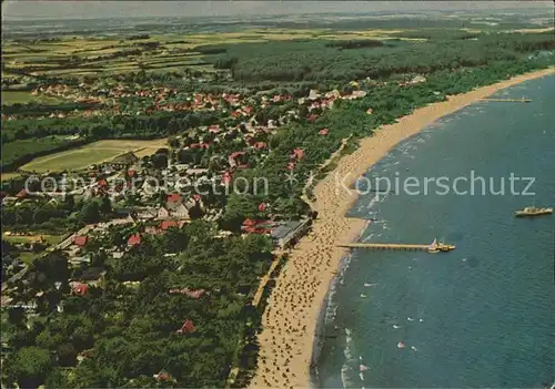 Timmendorfer Strand Ostseeheilbad Fliegeraufnahme Kat. Timmendorfer Strand