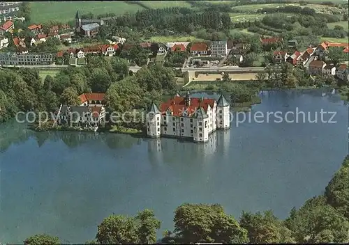 Gluecksburg Ostseebad Schloss Flensburger Foerde Fliegeraufnahme Kat. Gluecksburg (Ostsee)