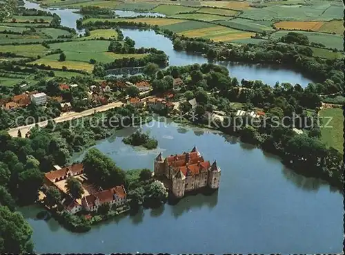 Gluecksburg Ostseebad Schloss Flensburger Foerde Fliegeraufnahme Kat. Gluecksburg (Ostsee)