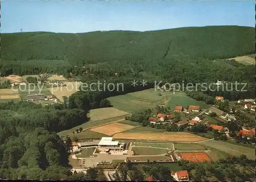 Bad Iburg Kneipp Heilbad Teutoburger Wald Fliegeraufnahme Kat. Bad Iburg