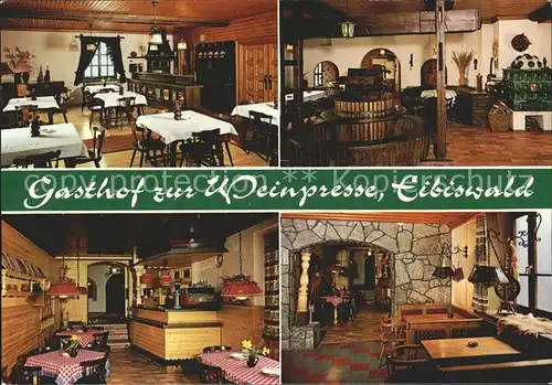 Eibiswald Steiermark Gasthof zur Weinpresse Kat. Eibiswald
