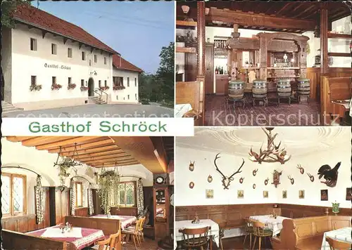 Bad Hall Oberoesterreich Gasthof Schroeck Restaurant Bar Kat. Bad Hall