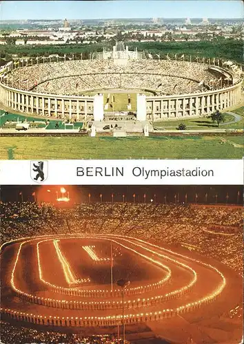 Berlin Olympiastadion Wappen Kat. Berlin