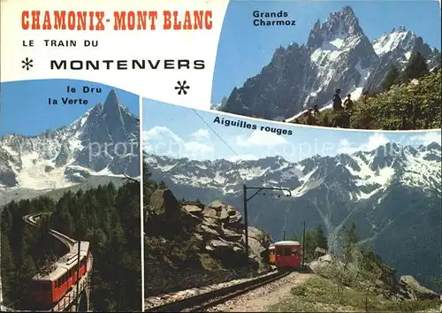 Chamonix Train du Montenvers Alpes Bergbahn Kat. Chamonix Mont Blanc