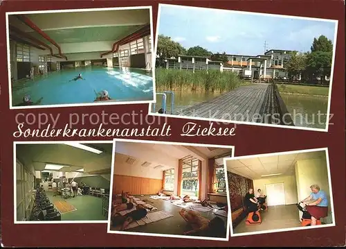 St Andrae Sonderkrankenanstalt Zicksee Hallenbad Fitness Gymnastik Kat. St. Andrae