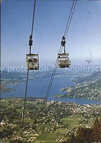 Rottach Egern Wallbergbahn Seilbahn Panorama Tegernsee Kat. Rottach Egern