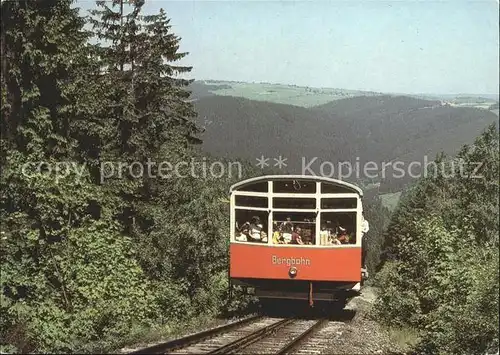 Lichtenhain Bergbahn Bergbahn Panorama Thueringer Wald / Oberweissbach Thueringer Wald /Saalfeld-Rudolstadt LKR