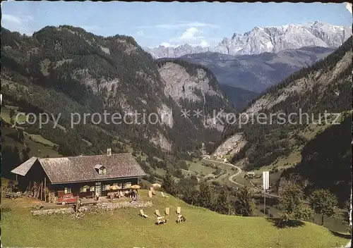 Dorfgastein Jausenstation Strohlehenalm  Kat. Dorfgastein