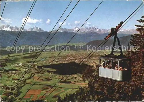 Villach Kaernten Kanzel Seilbahn Julische Alpen Kat. Villach