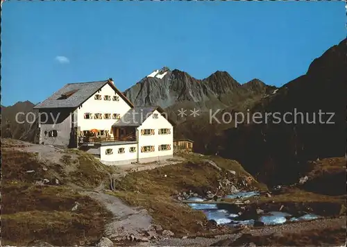 Regensburgerhuette Stubaier Alpen  Kat. Neustift im Stubaital