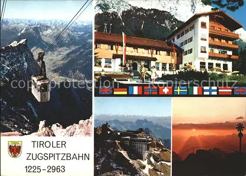 Ehrwald Tirol Tiroler Zugspitzbahn Alpenhotel Gipfelhotel Panorama-Restaurant / Ehrwald /