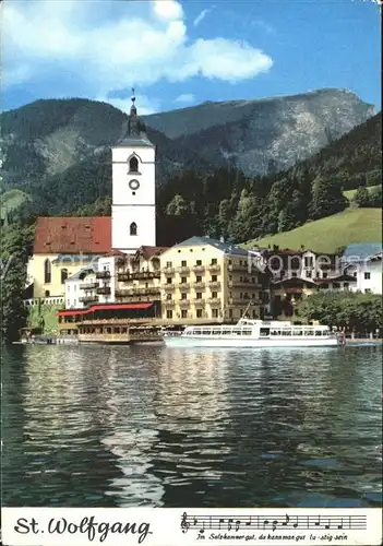 St Wolfgang Salzkammergut Hotel Weisses Roessl Schafberg Kat. St. Wolfgang im Salzkammergut