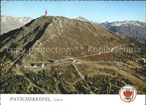 Igls Tirol Patscherkofel Seilbahn Bergstation Patscherkofel Schutzhaus Sender ORF  Kat. Innsbruck