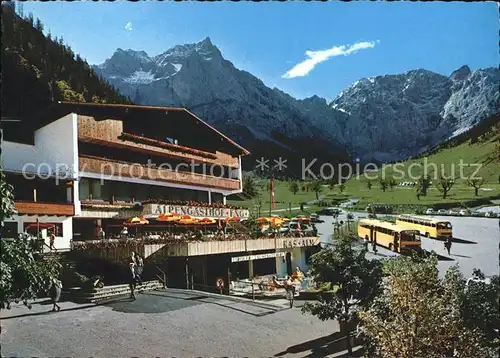 Hinterriss Tirol Alpengasthof Eng Grosse Ahornboden Karwendel Kat. Vomp