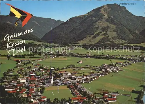 Koessen Tirol Fliegeraufnahme Kat. Koessen