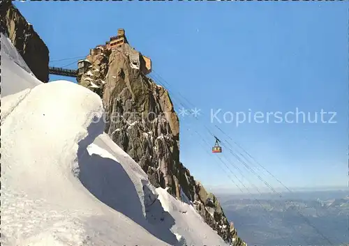 Chamonix Teleferique du Monde Aiguille du Midi Seilbahn Kat. Chamonix Mont Blanc