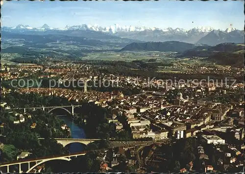 Bern BE Alpen Fliegeraufnahme Kat. Bern