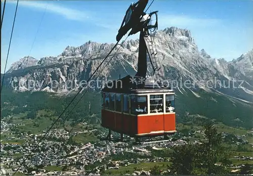 Cortina d Ampezzo Funivia La Freccia nel Cielo Seilbahn Kat. Cortina d Ampezzo