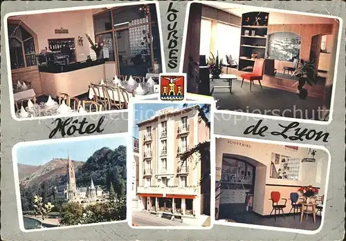 Lourdes Hautes Pyrenees Hotel de Lyon  Kat. Lourdes