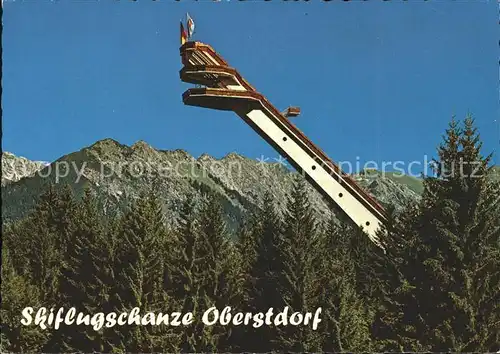 Oberstdorf Birgsautal Heini Klopfer Skiflugschanze  Kat. Oberstdorf