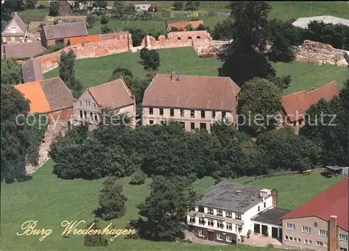 Wredenhagen Burg Wredenhagen Schule Gaststaette Mehrzweckhalle  Kat. Wredenhagen
