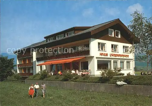 Andelsbuch Vorarlberg Hotel Landammann  Kat. Andelsbuch