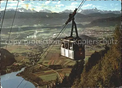 Villach Kaernten Ossiachersee Kanzel Seilbahn Julische Alpen  Kat. Villach