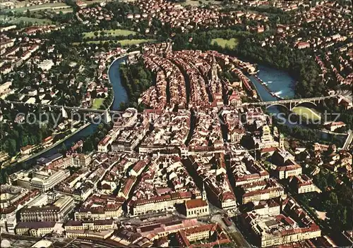 Bern BE Altstadt Fliegeraufnahme  Kat. Bern