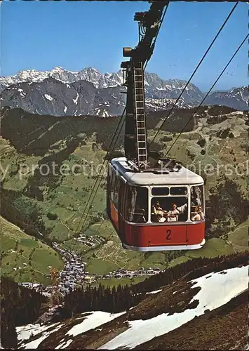 Saalbach Hinterglemm Seilbahn Schattberg Spielberghorn Leoganger Steinberge Kat. Saalbach Hinterglemm