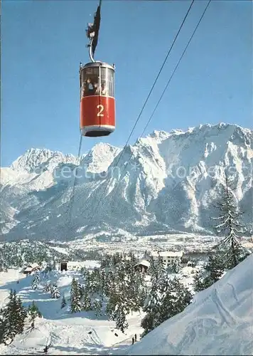 Mittenwald Bayern Kranzberg Seilbahn Karwendelgebirge Kat. Mittenwald