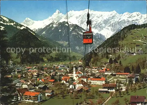 Schruns Vorarlberg Montafoner Hochjochbahn Zimba Vandanser Wand  Kat. Schruns