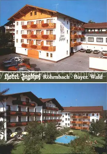 Roehrnbach Hotel Jagdhof Swimming Pool Bayerischer Wald Kat. Roehrnbach