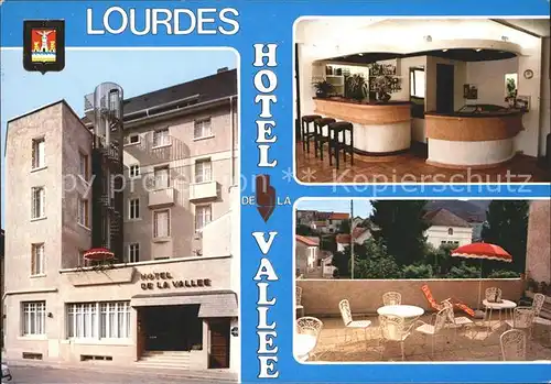 Lourdes Hautes Pyrenees Hotel de la Vallee Kat. Lourdes