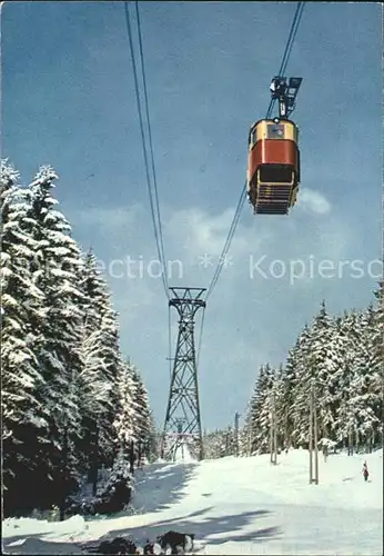 Janske Lazne Lanovka na Cernou horu Seilbahn Wintersportplatz Kat. Johannisbad
