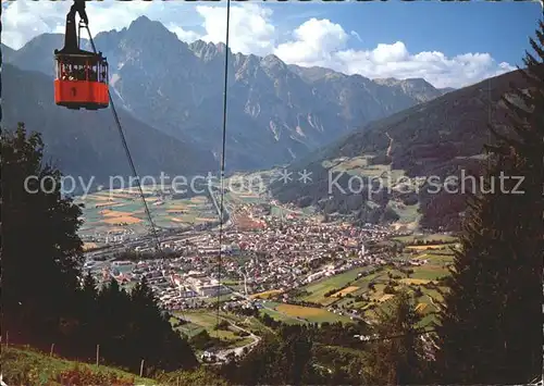 Lienz Tirol Spitzkofel und Zettersfeldbahn Alpenpanorama Kat. Lienz