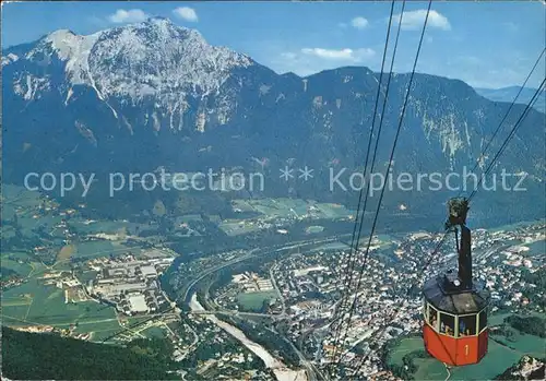 Bad Reichenhall Predigtstuhlbahn Bergbahn Hochstaufen Chiemgauer Alpen Kat. Bad Reichenhall