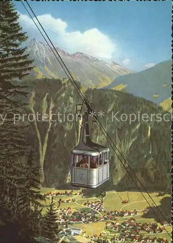 Mayrhofen Zillertal Penkenbahn mit Brandbergkolm Bergbahn Kat. Mayrhofen