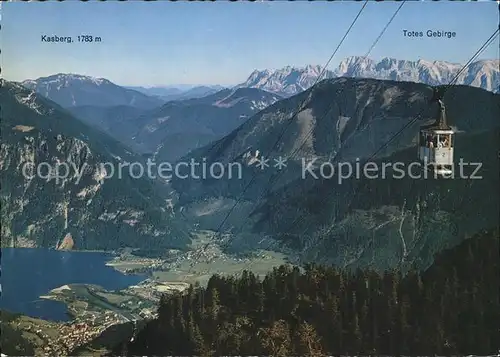 Ebensee Oberoesterreich Seilbahn zum Feuerkogel Bergbahn Traunsee Alpenpanorama Kat. Ebensee Salzkammergut